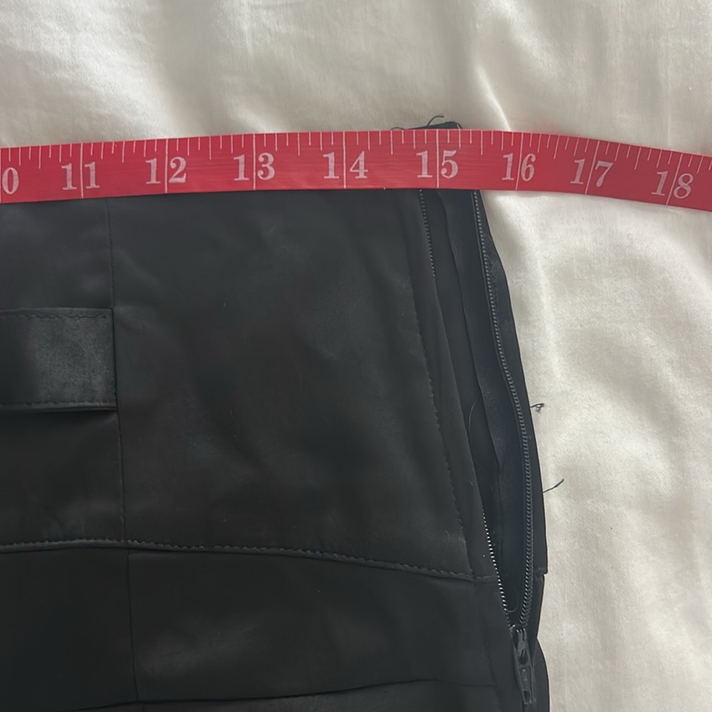 Black High-Waisted Women's Tuxedo Shorts - Picture 6 of 8